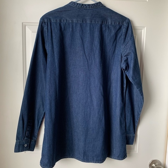 Isabel Hayley Chambray Embroidered Top - Picture 5 of 5